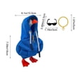 thumbnail image 3 of Ke1Clo Mini Porch Goose Outfits, Magnetic Goose Statue Accessory for Tabletop Decor, Cute Key Clothes with Whimsical Style for Home Office, 3 of 5