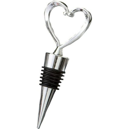 

ALL METAL HEART WINE BOTTLE STOPPER (6)