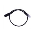 thumbnail image 2 of 20cm 3.5mm OMTP Téléphone Intelligent Casque à 4P4C RJ9/RJ10 Adaptateur de Téléphone Cordon-Noir, 2 of 5