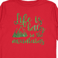 thumbnail image 4 of Inktastic Life's Better Mountains Girls Long Sleeve Toddler T-Shirt, 4 of 5