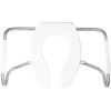 Bemis Toilet Seat,Elongated Bowl,Open Front MA2155T-000