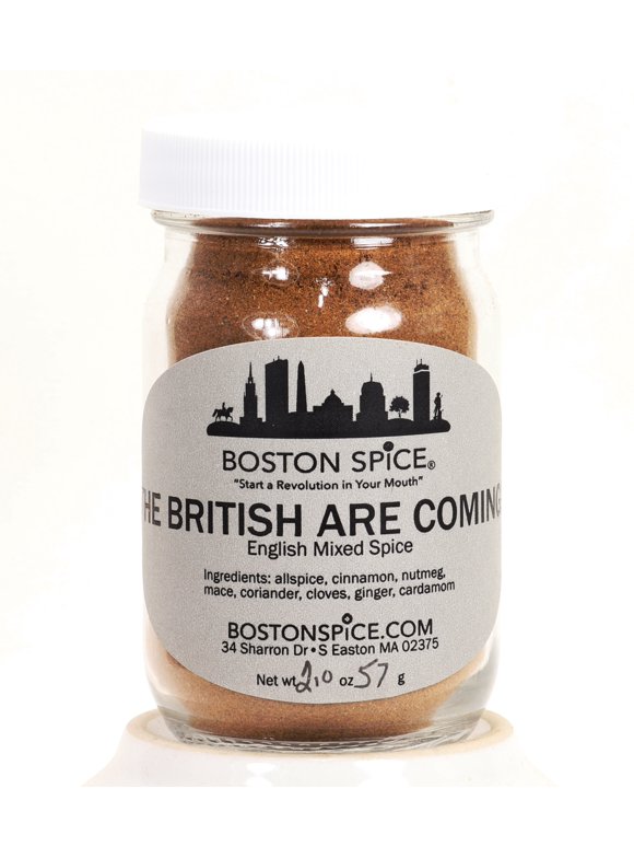 Boston Spice The British Are Coming Gourmet English Mixed Spice Pudding Blend Baking Cakes Apple Pumpkin Pies Donuts Pastry Desserts Fudge Brownies Chocolate Add to Protein Shakes & Smooth