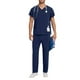thumbnail image 2 of Penkiiy Scrubs Set para hombres, Classic V-Neck Stretch Top& Pantalones rectos Yoga Waistband L Azul oscuro, 2 of 9