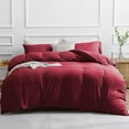 thumbnail image 1 of Duvet Cover Queen Piece Prewashed Ultra Soft Queen Bedding Set Features Zipper Closure and Corner Ties Includes Duvet Cover x & Pillowcases No Comforter, 1 of 7