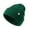Green, variant on Joernso Kids Autumn Winter Knitting Hat Brimless Solid Color Thickened Fleece Lining Beanie Hat Boys Girls Hat Headwear