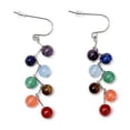 thumbnail image 1 of Pendientes colgantes con Cuentas de piedras preciosas de 6x7 colores Strade Fareast Limited Joyería de Moda para Mujer de Yoga 3 piezas, 1 of 5