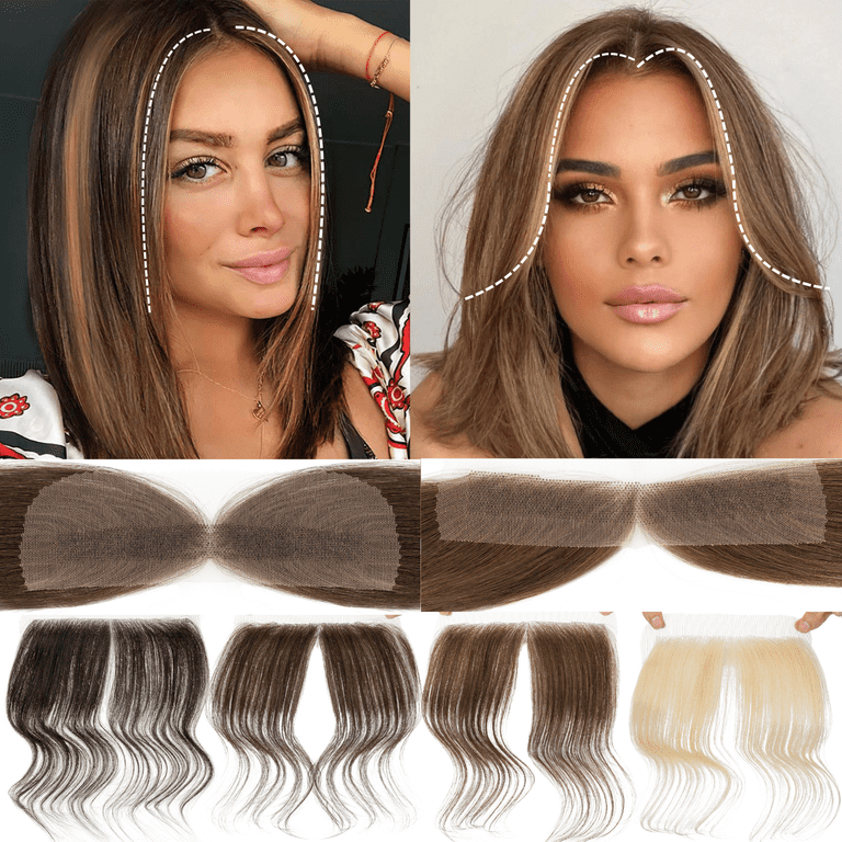 Benehair Handtied Lace Base Hairline Frontal Hairpiece 100  display picture 3