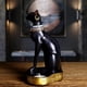 thumbnail image 3 of Estatua de gato egipcio de té ligero escultura de resina decoración estatuilla coleccionable para la habitación para hogar jardín Soledad Estatua de estatuilla de gato Bastet, 3 of 8