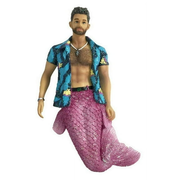 Beach Bim Bo Merman Christmas Holiday Ornament December Diamonds