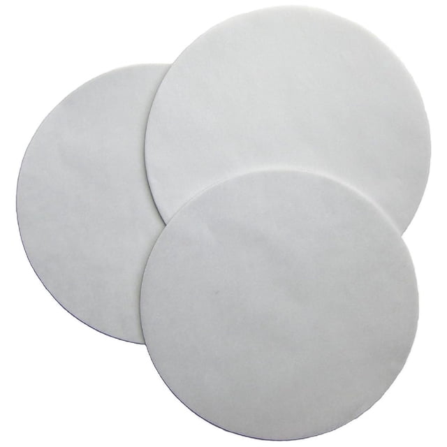Regency Wraps Círculos de papel pergamino para moldes redondos para pasteles, revestimientos a prueba de grasa para hornear antiadherentes, 9 pulgadas (paquete de 50), color blanco