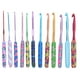 thumbnail image 3 of Juego de ganchillo de 12 Uds., Metal Premium, suave y brillante, fácil identificación, diseño ergonómico, ganchos de ganchillo de amplia aplicación, 3 of 12