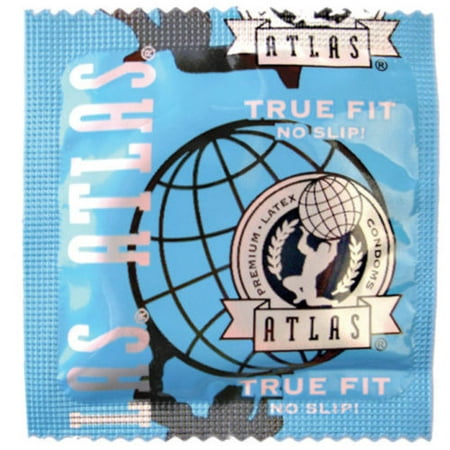 Atlas Condom True Fit Small Snugger Fit Condoms Bulk of 100