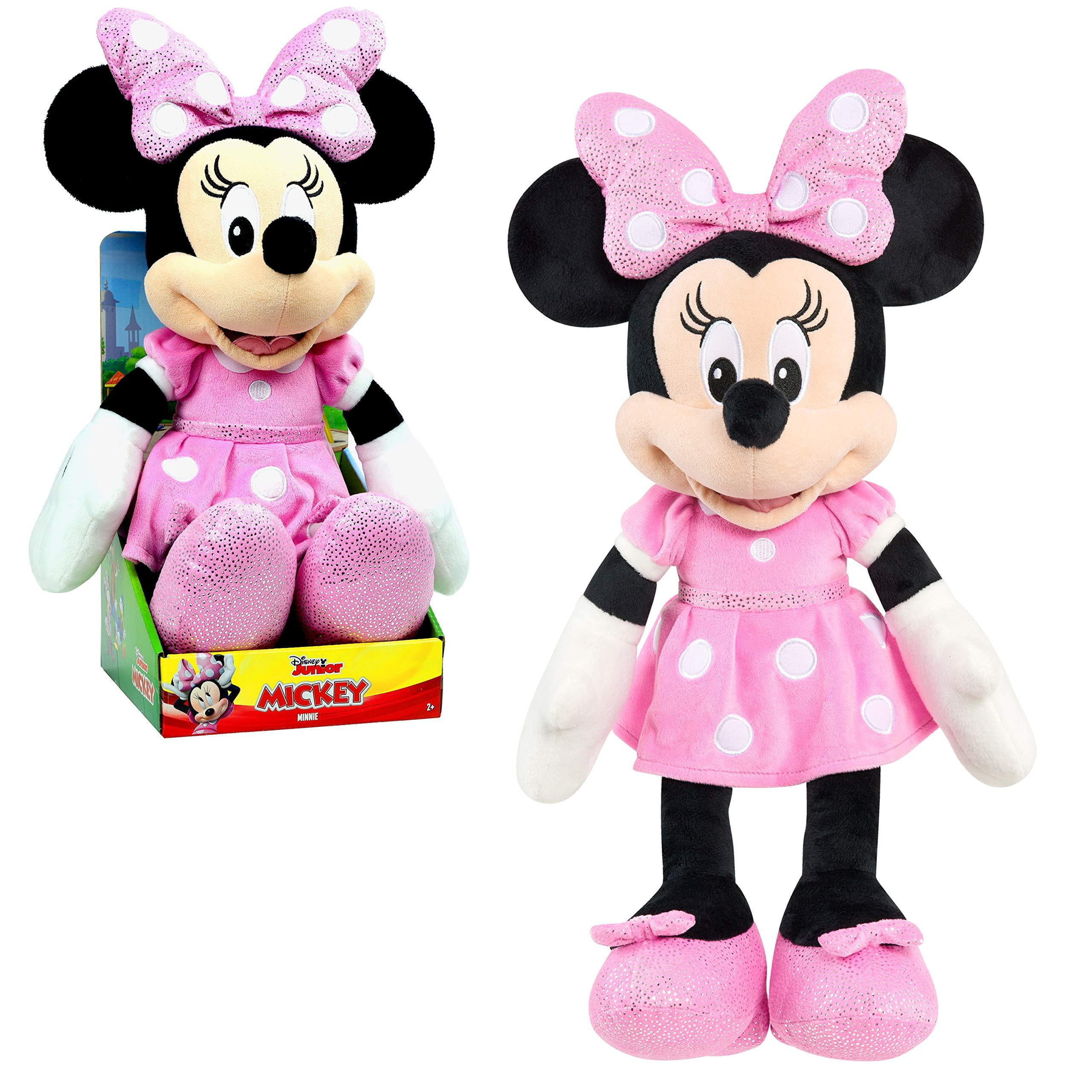 Disney Junior Mickey Mouse Large 19Inch Plush Minnie Mouse, Ages 2