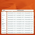 thumbnail image 3 of Twin Size Bed Sheets Set - 400 Thread Count Sheets, 100% Egyptian Cotton Hotel Luxury Bedding, Extra Soft for Kids, Dorm Rooms & Adults Fits Mattress Upto 30" Deep Orange Solid Sheet Set, 3 of 5