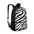 thumbnail image 2 of Uourmeti Zebra Stripe Pattern Fashionable Backpack for Adults, 17 Inch Side Pockets Durable Daypack for Daily Use Night Out, 2 of 6