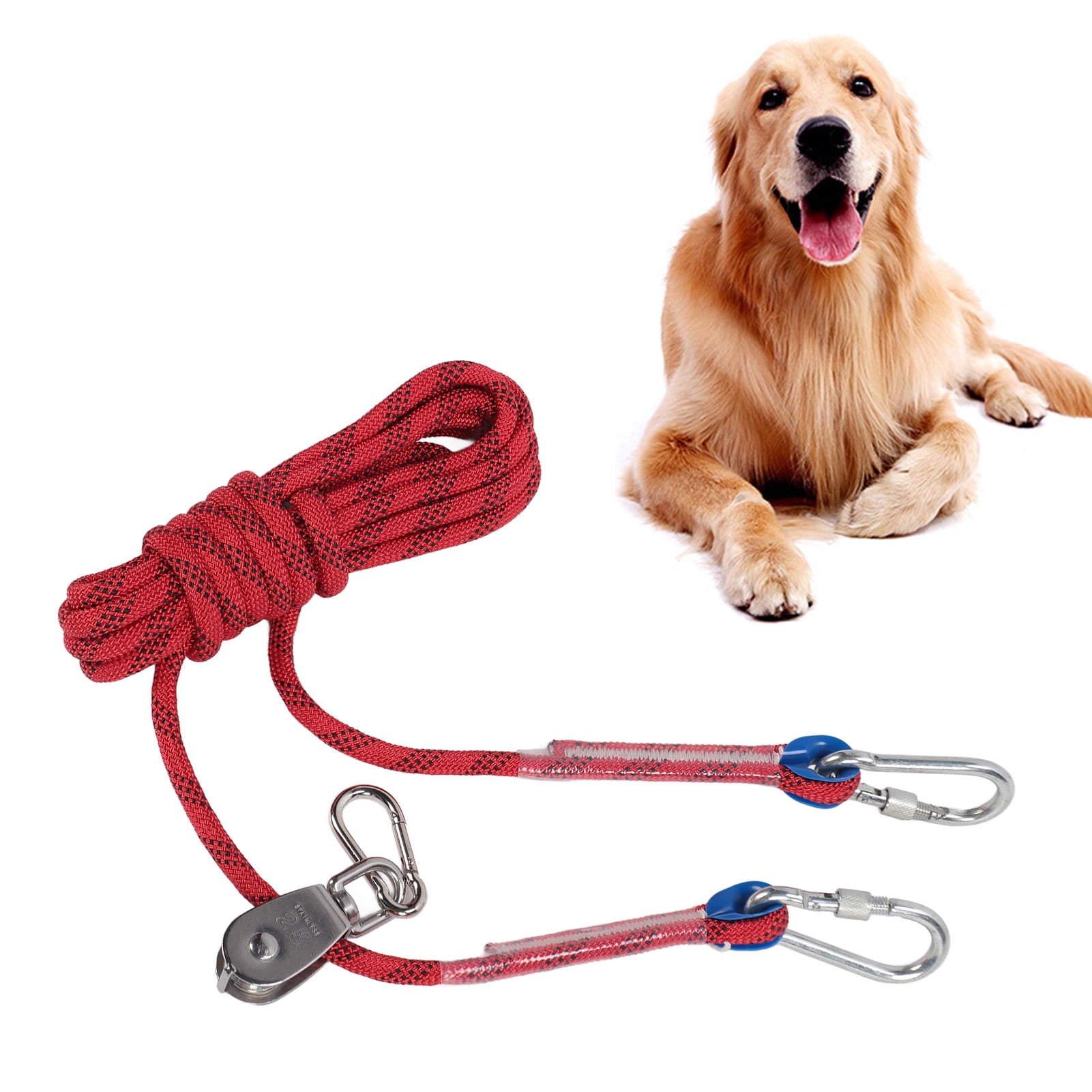 Correa Extensible Para Perros De 6 Pies (2 Unidades) - Ideal Para Jardín, Camping O Exteriores