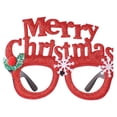 thumbnail image 1 of Festival Party Dress Up Sparkling Santa Claus Eyeframe Christmas Photo Accessories, Santa Claus Eyeframe, Christmas Party Decor, Festive Holiday Photo Prop, Glittery Frame, Foldable Design,, 1 of 7