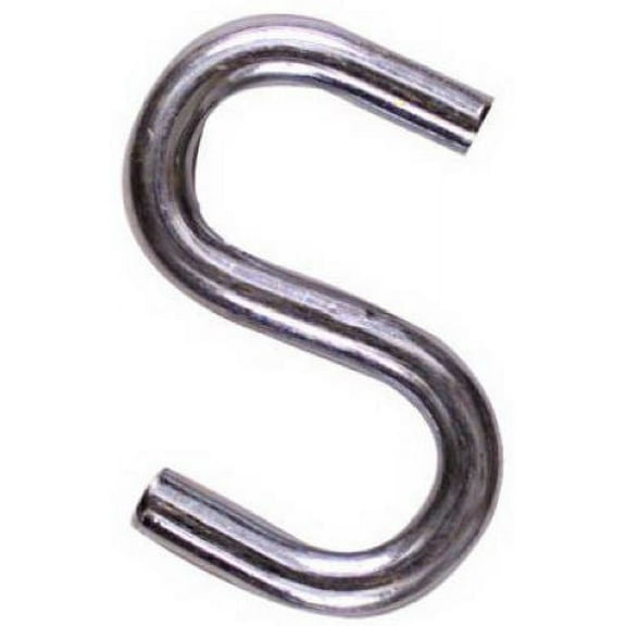 National N273-433 2-1/2" Heavy Duty Zinc Plated Open S Hooks in Bulk