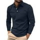 thumbnail image 1 of pstuiky Camisas de manga larga abrigadas para hombre, Camisa informal de manga larga con cuello abatible y bolsillo abotonado para hombre Tops de talla grande para hombre xl, 1 of 5
