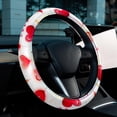 thumbnail image 6 of Electrocardiogram Car Wheel Covers Steering Wheel Cover 14.5 Inch Printing PVC Leather Auto Accessories, 6 of 6