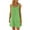 Green, variant on Mchoice Womens Summer Dresses Bikini Beachwear Coverups Beach Dress Casual Vacation Solid Color Short Sleeve Halter Dresses