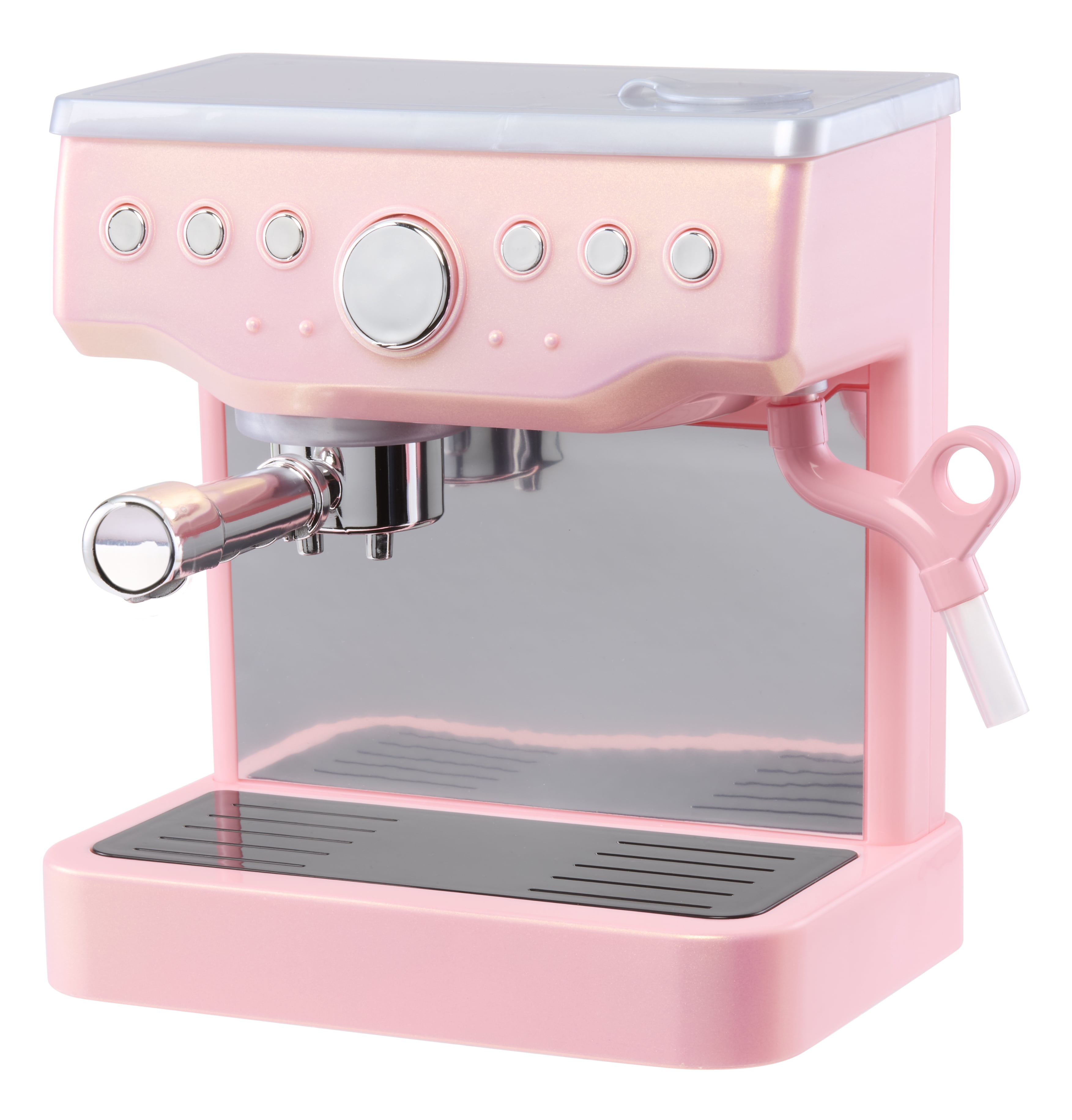 Little Tikes Home Espresso Machine, Imaginative Pretend Play Kitchen, Pink, Ages 3+