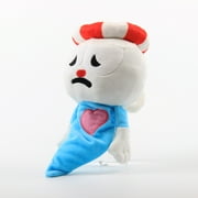 uiuoutoy Cuphead Game Toy Ghost Plush Doll Stuffed Toy 11'' Figure