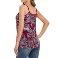 thumbnail image 2 of MISS COCOLI Camisole with Built in Bra for Women Plus Size Casual Loose Tank Tops Sleeveless Shirts Flowy Adjustable Strap, 2 of 6