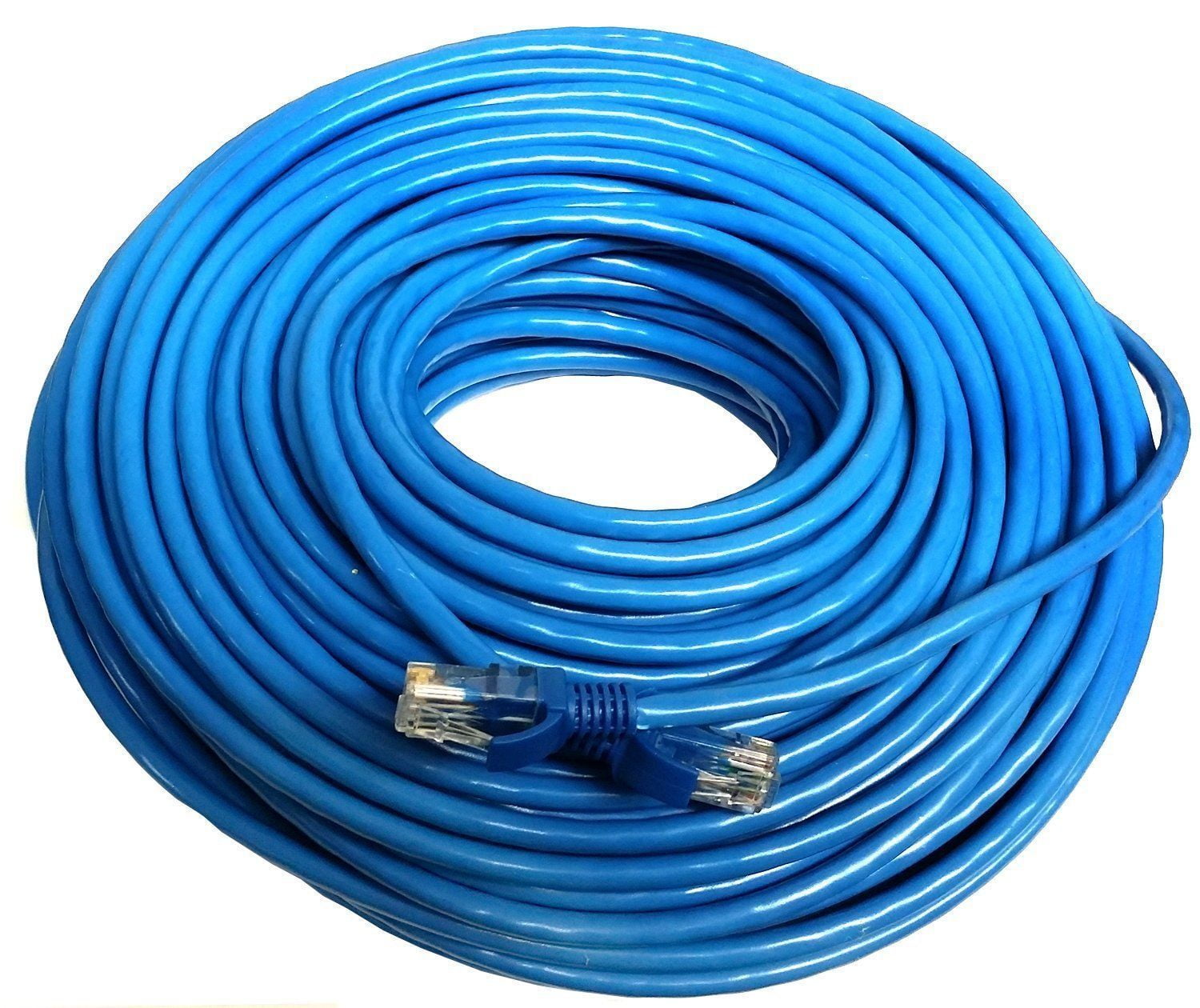 3 Pack 10ft, Blue 10ft Blue Cat5e Networking RJ45 Ethernet Patch Cable Xbox \ PC \ Modem \ PS4 \ Router 