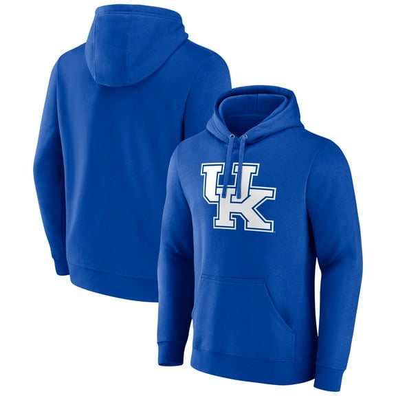 Men's Royal Kentucky Wildcats Logo Pullover Hoodie