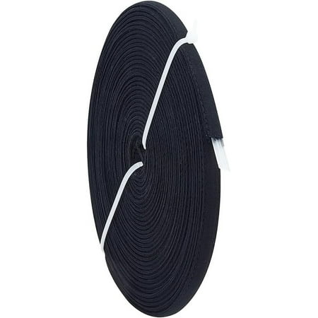 1roll 12 Yards 10mm Cotton Covered Poly Polyester Sewing Garment Accessories Bra Boning Tool for Corsets Bridal Gowns Evening Gowns Lingerie Hats Black