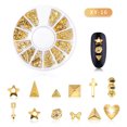 thumbnail image 1 of Manicure Decorations Moon Stars Rivet Japanese Hollowed-Out Alloy Nail Decorative Rivet, 1 of 7