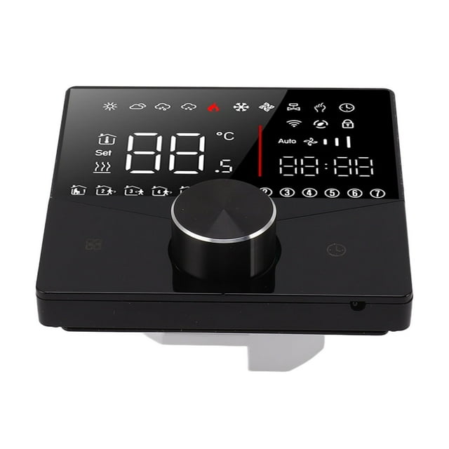 Smart Thermostat Knob Design Lcd Color Display Panel Screen Unit Digital Control Boiler Heating Screen Monitor Viewing Screen Display Screen Temperature Thermostat for Sauna Floor