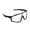 Black, variant on Rimless Wrap Around Fashion Sunglasses, Y2K Trendy One Piece Shade Glasses for Outdoor Daily Street Style
