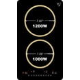 thumbnail image 4 of K&H 2 Burner 12 Inch Built-in Induction Electric Stove Top Ceramic Cooktop 120V 1800W INDV-1802-120, 4 of 4