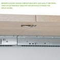 thumbnail image 5 of Geniqua Extendable Dining Table Island For 4-8P Beech Wood Top Wooden Oak White Stylish, 5 of 8