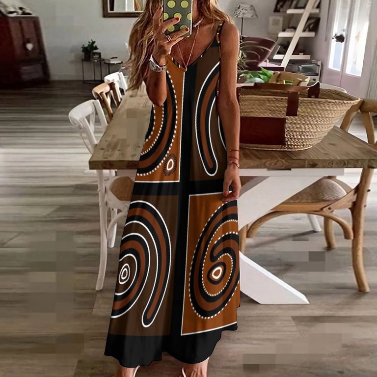 knee length dresses for ladies The Dress Shop Mickey Flamingo Halter Dress