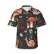 thumbnail image 4 of Camisas hawaianas para hombre, camisas de manga corta con estampado de anclas de hongos, camisas de playa para vacaciones de verano, camisas lindas de dibujos animados para mujeres y niños, 4 of 5