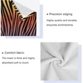 thumbnail image 4 of SKYSONIC 3 Pack Towel Beautiful Colorful Zebra Stripe Print Cotton Bath Towel Set (1 Bath Towel, 1 Hand Towel, 1 Washcloth) for Bathroom, Super Soft and Quick Dry Towels, 4 of 7