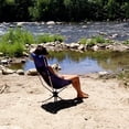 thumbnail image 4 of Lightspeed Outdoors Tall Swivel Camp Chair, Blue, 1, 4 of 9