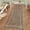 Brown, variant on ZACOO 2'x6' Modern Bow Border Runner Rug for Hallway, Scalloped Edge Machine Washable Ultra Thin Non Slip Carpet for Entryway Kitchen, Brown