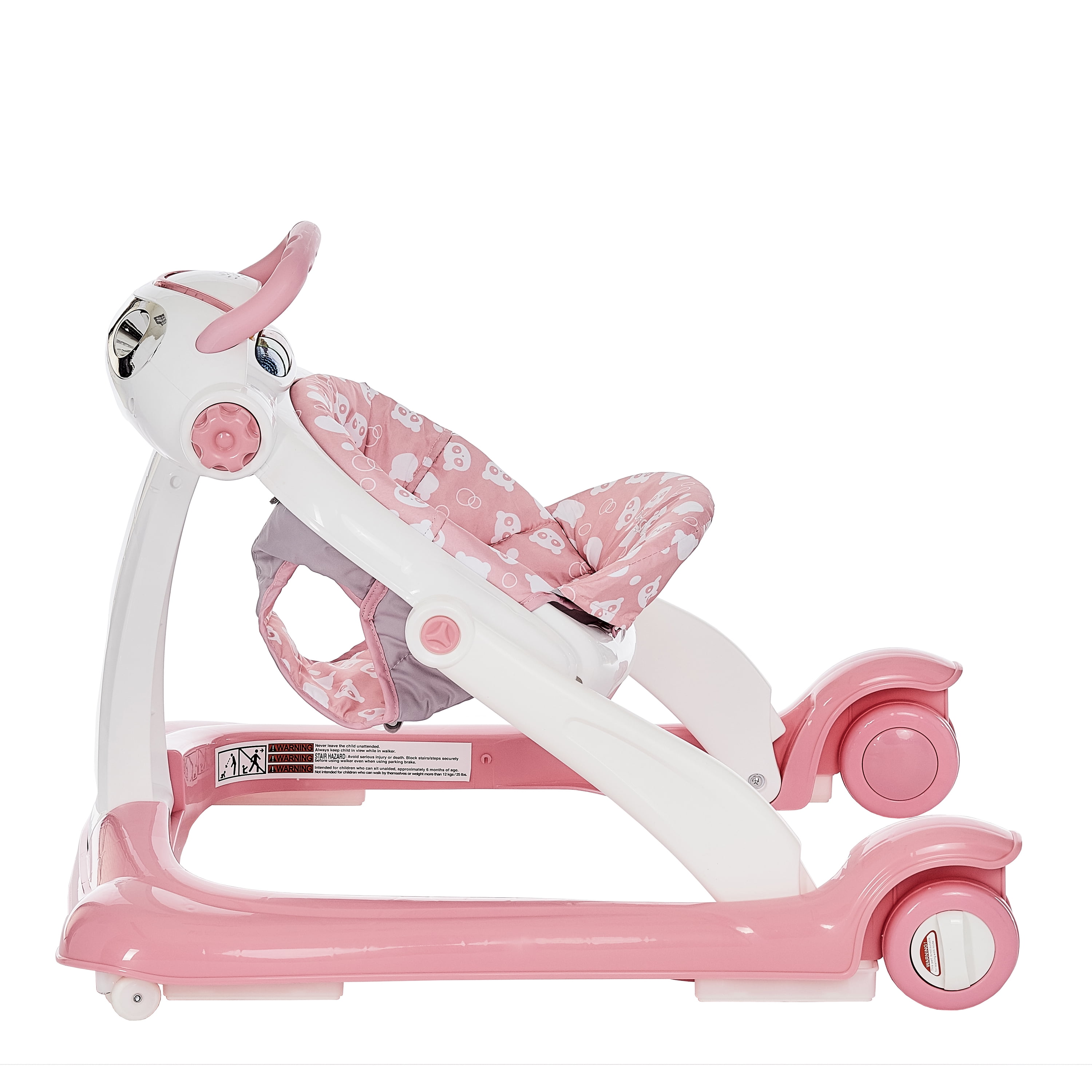 Dream on Me 2-in-1 Charlie Car Walker in Pink