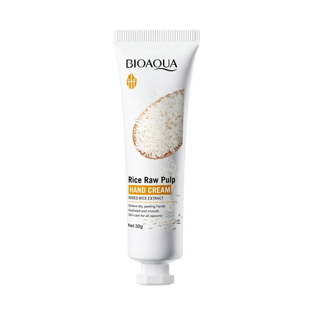 Regalos de crema de manos, regalos para el Día de la Madre para mamá, loción de manos con protoplasma de arroz, crema hidratante anti-descamación para primavera y verano, 30 g, crema facial