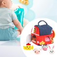 thumbnail image 6 of LeeQinersw Farm Animals Toys Baby Soft Toy Easy to Grab Portable Early Learning Toy Plushie 18x15x22cm, 6 of 9