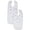 White, variant on Luvable Friends Baby Cotton Terry Bibs 10pk, Neutral Chevron, One Size