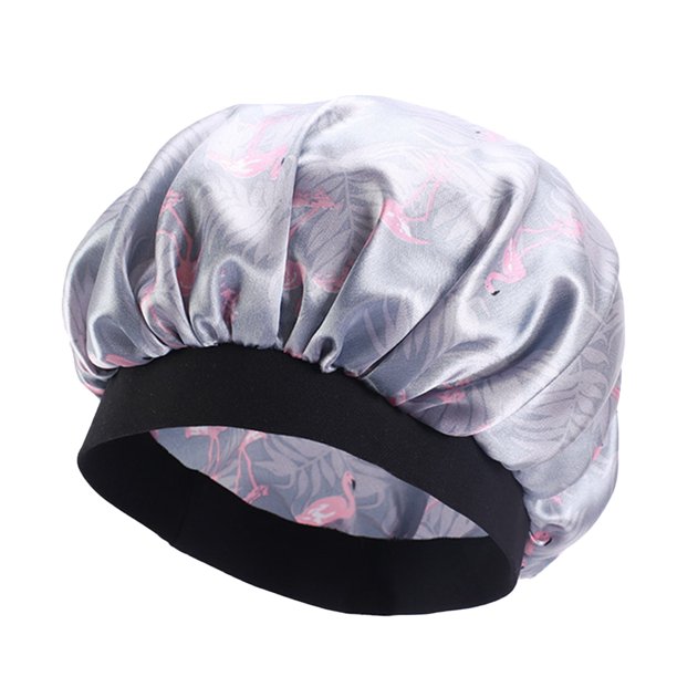 Capó de pelo de ancho de bronceado de bronceado bufanda bufanda para dormir gorra de moda softness sombrero turbans cabeza cubierta de pelo envolturas para las mujeres durmiendo gris flamingo sidaley AP008211-20