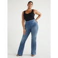 Sofia Jeans Women's Plus Size Melisa Flare High Rise Pull On Jeans, 32.