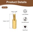 thumbnail image 2 of Uxcell 24Pcs M2 8+5mm Hex Standoff Spacer, Male to Female Copper Threaded Pillars Standoff Spacer Hexagonal Standoffs Screws Nuts, 2 of 6