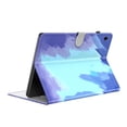 thumbnail image 3 of ELEHOLD for Samsung Galaxy Tab A9 8.7 inch 2023 Flip Leather Case Watercolor Painting PU Leather Wallet Proective Case with Card Slots Kickstand for Samsung Tab A9 SM-X110 / SM-X115,Blue, 3 of 6