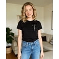 thumbnail image 2 of Christian Shirts for Women – Faith T-Shirt, God is Good All the Time, Religious Shirt, Floral Graphic Tee for Church, 2 of 7